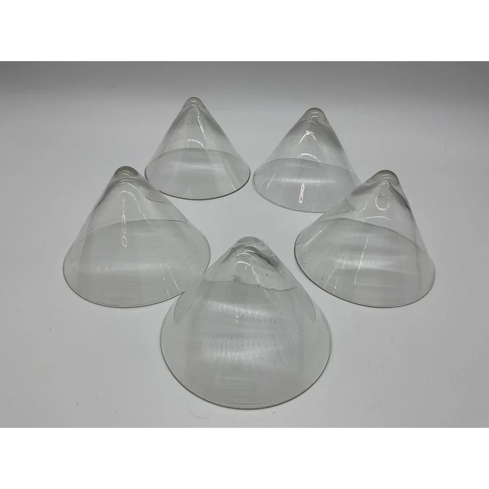 Martini Chiller Bowls Set of 5 Clear Glass 2-Piece Shrimp Cocktail Party